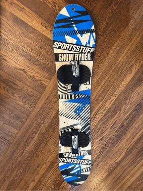 SPORTSSTUFF Snow Ryder Snowboard - Blue, Black, White